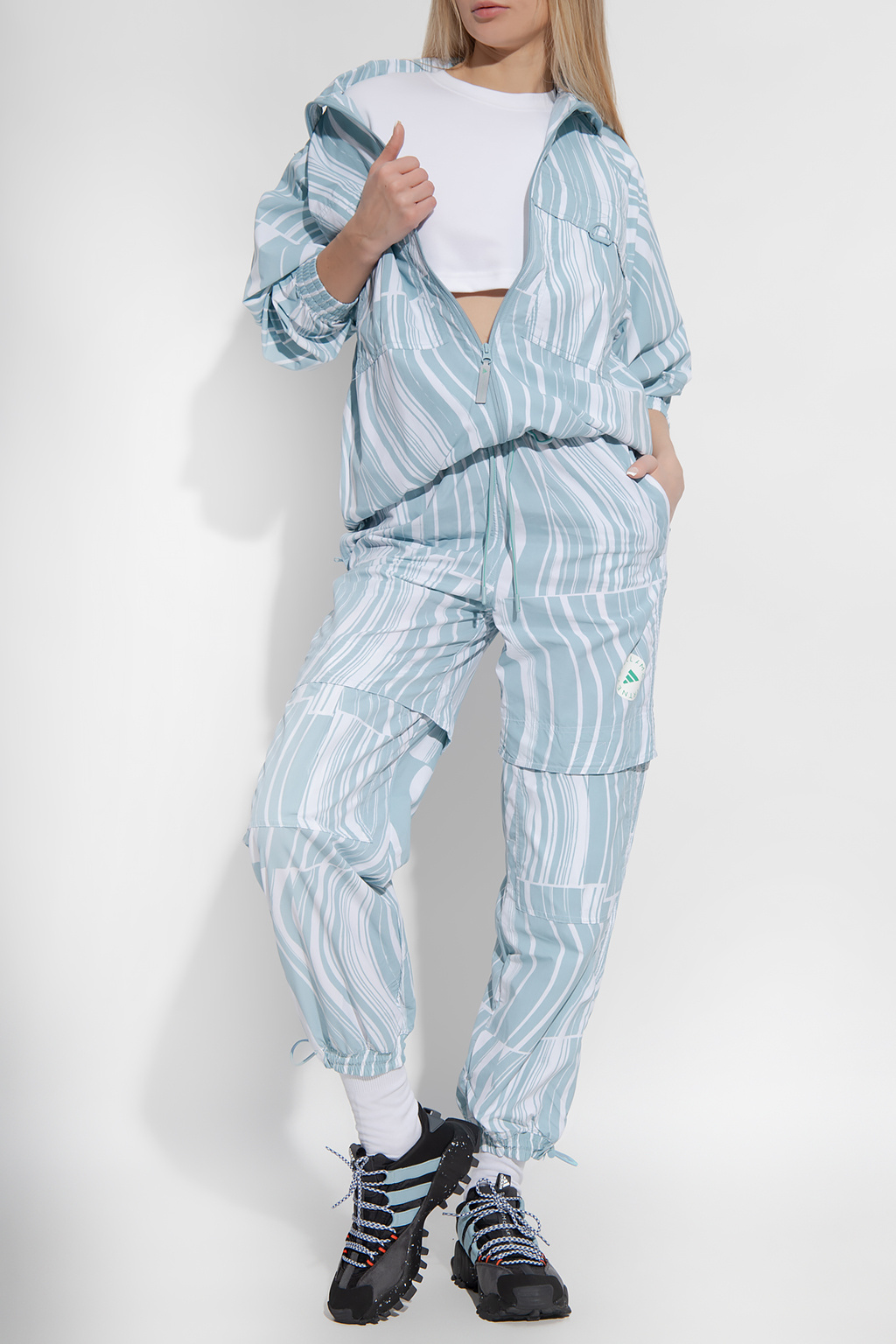Light blue Patterned jacket ADIDAS by Stella McCartney Light blue Patterned jacket ADIDAS by Stella McCartney